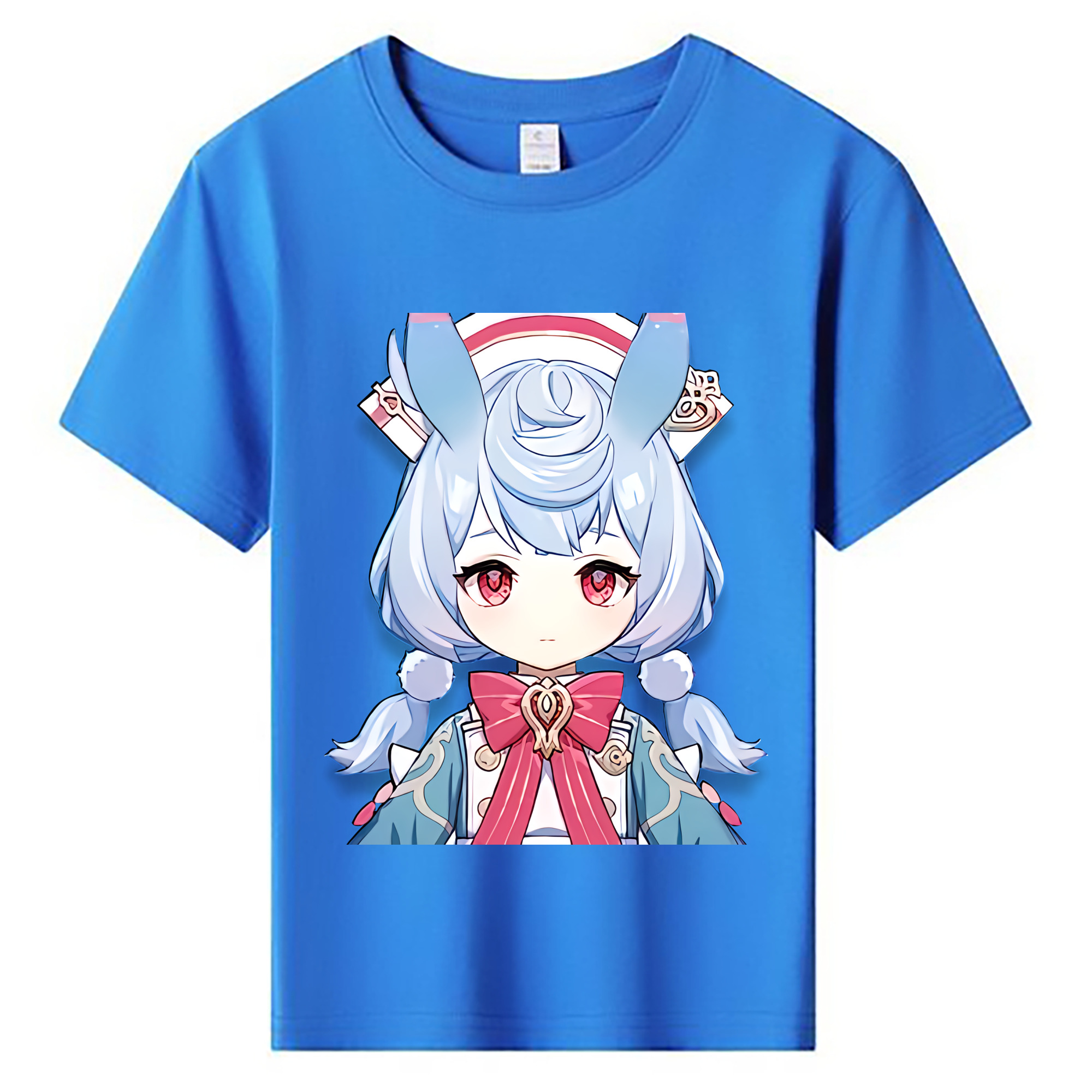 げんし神 シゲウィン genshin Shigewin 綿100％キッズTシャツ（フロントプリント）